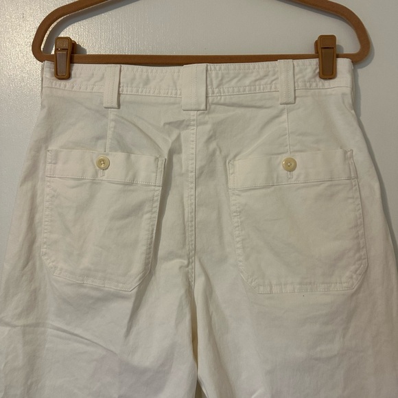 Banana Republic The Barrel Pant Utility Cream Womens 6 New - Picture 4 of 9